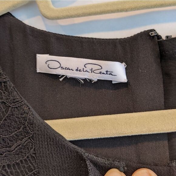 𝅺OSCAR de la Renta little black dress siz M in EUC - Picture 3 of 5